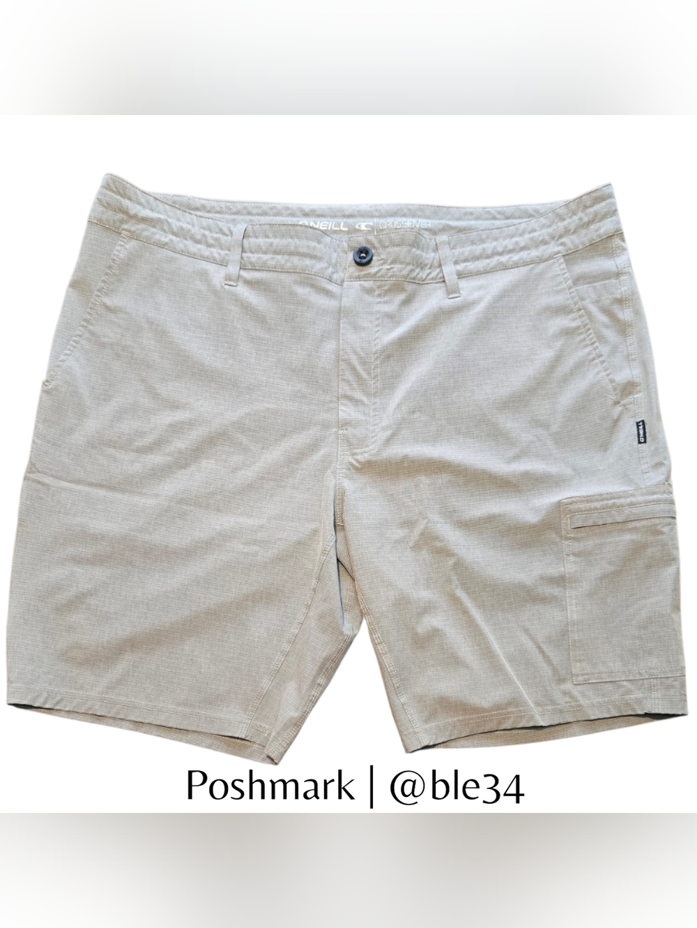 Men's O'Neill Crossover Gray Athletic Shorts